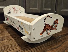 19" Baby Doll Wood Cradle Of