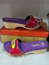 Flogg Sabot Femme Fuchsia/Jaune Fluo Taille 7.5 FLG12