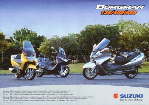 Brochure suzuki burgman 125 - burgman,