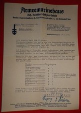 Lettre ArmeeMarinehaus Allemande WW2 - Berlin Charlottenburg 2  den 23.3.1941