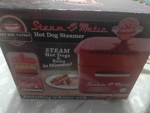 Nostalgia hot dog steamer - hot,