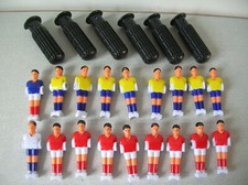 Equipe de footballeurs pour baby foot football en plastique de 7,8 cm