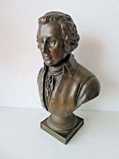 Buste Portrait De Mozart En Régule  27 Centimètres