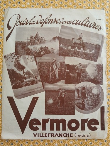 Dépliant publicité vermorel - dépliant,