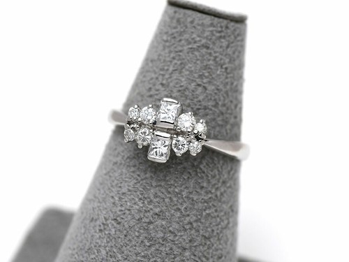 Bague femme pt900 - femme, diamant