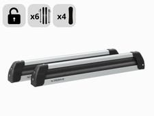 Porte skis voiture pour barres - porte-skis,