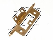 Chasse Charnière Armoire Placard Avec Fleurons Eb 63mm + Vis 100 Paires