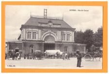 NEVERS (58) ATTELAGES au STAND COMMERCE Ambulant au Marché CARNOT animé 1900
