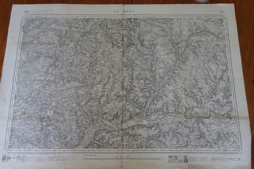 Carte etat major - xixè,