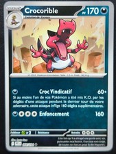 Carte Pokémon Crocorible 066/094 REVERSE ME02 PFL Flamme Fantasmagoriques NEUVE