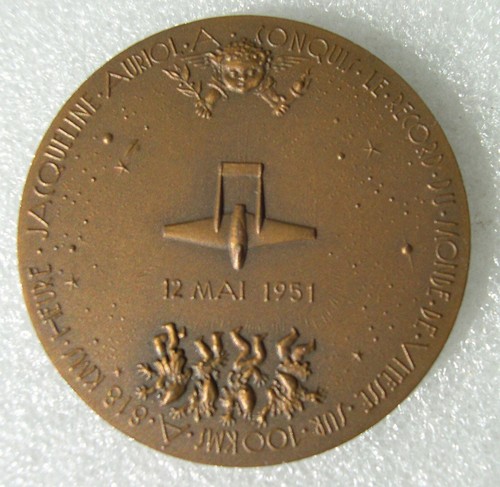 Medaille record vitesse - medaille,