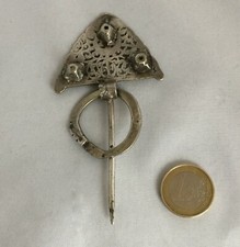 FIBULE ANCIENNE EN ARGENT/