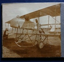 WW1  Aviation Biplan Farman  Photo Stéréo  Grande Guerre  Avion