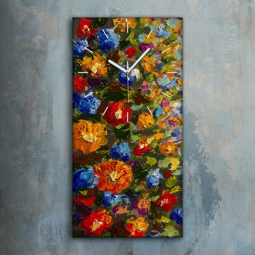 Horloge décorative sur toile