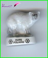 Feve Les Animaux du Froid Edition Atlas " L' Ours Polaire " Bear Polarbär  #B39