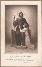 Ancienne image pieuse BOUASSE