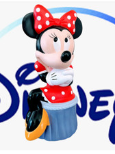 Tirelire - Disney Minnie Assis - en Plastique Dure- Vintage