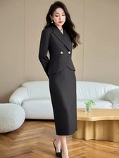 Tailleur Femme Noir Élégant
