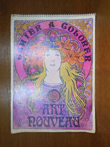 Cahier colorier art - cahier, nouveau