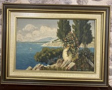 Ancienne huile signée Voilier