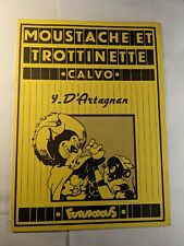 calvo moustache et trotinette d'artagnan