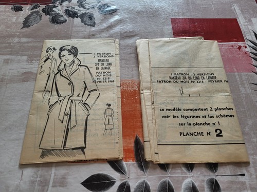 Ancien patron 1969 - 1969, manteau