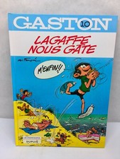 sympa livre / bd  gaston lagaffe tome 10 Lagaffe nous gâte  ( dupuis   )