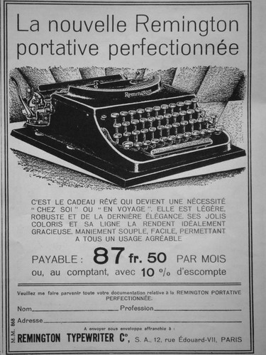 Publicité 1930 machine - 1930,