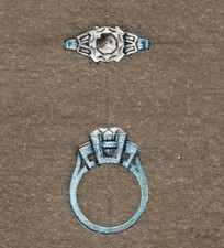 Gouaché Joaillerie 1930