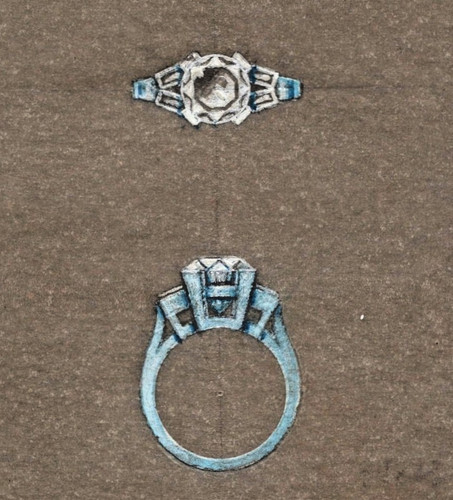 Gouaché joaillerie 1930 - gouaché,