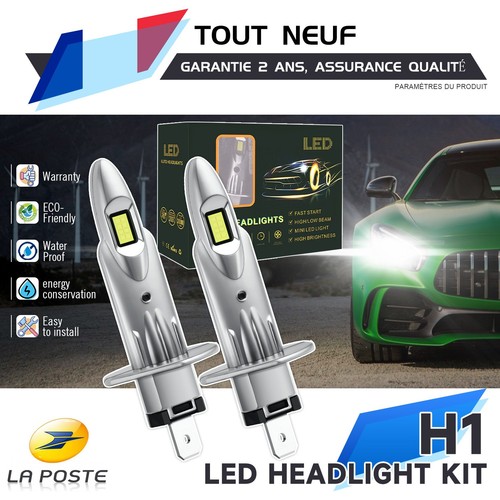 Ampoules mini led 6000k - 2, h1