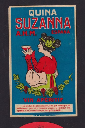 Ancienne étiquette alcool - étiquette,