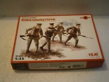 MAQUETTE FIGURINE SOLDATS BRITISH INFANTRY (1914) WW1 ICM 1/35