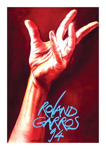 Affiche poster tennis roland - affiche,