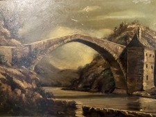 Huile sur panneau XIXe