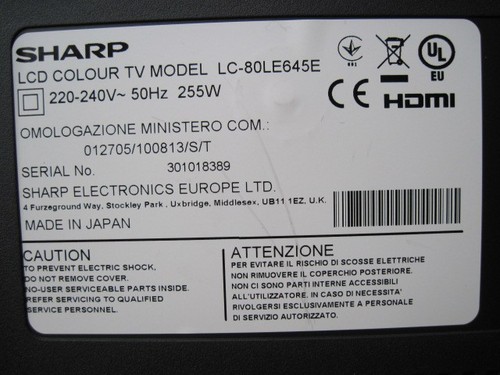 Sharp lcd colour - sharp,