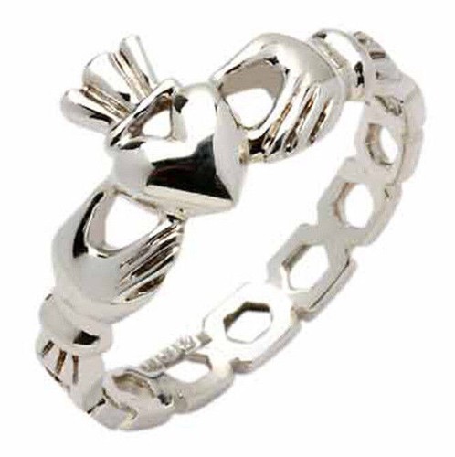 Bague claddagh argent - bague,