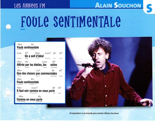 Souchon fiche plaisir de - souchon,