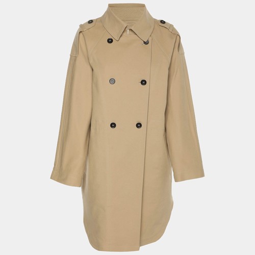 Manteau maje beige - beige, coton