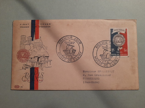 Enveloppe 1er jour fdc - enveloppe, 1951