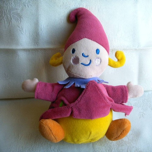 Doudou poupée vert baudet - doudou,
