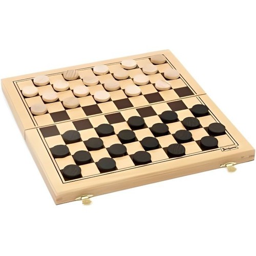 Jeu dames bois jeujura - bois,