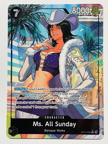 Card one piece - -, miss
