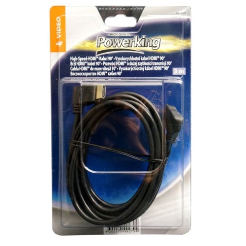 Hama câble hdmi 90 - 3m,