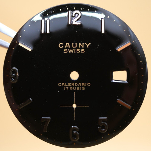 Cadran montre noir fhf - cadran,