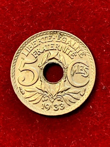 6929 5 centimes 1933 - -,