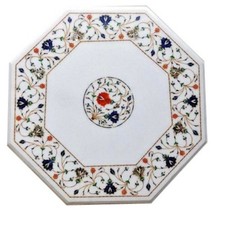 Marbre blanc table top - marbre,