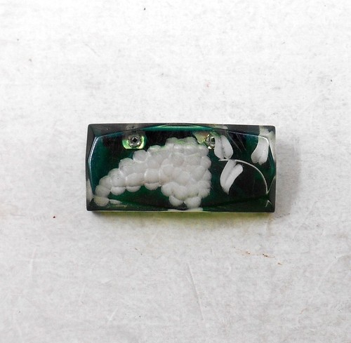 Broche ancienne lucite - ancienne, en