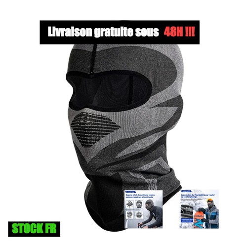 Cagoule moto respirante sous - moto,