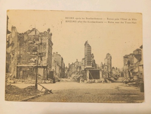 Cpa reims guerre - reims, (51),